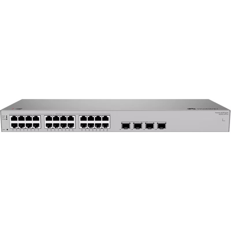 Huawei S220S-24T4J Gigabit slēdzis, 4x 2.5G SFP 24x LAN, 4x 2.5G SFP