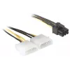 PCI Express kartes strāvas kabelis DeLOCK 82315 0.15 m