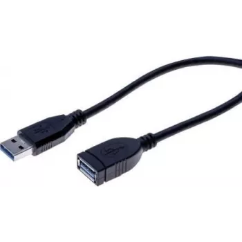 USB kabelis Tecline 532459 USB 3.2 Gen 1 0,5m Melns