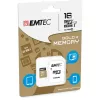 EMTEC Gold+ - Zibatmiņas karte (SD adapteris iekļauts) - 16GB - Class 10 - microSD - Gold (ECMSDM16GHC10GP)