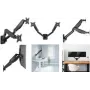 Logilink - Montāžas komplekts - 2 LCD/Plasma konsolēm (gāzes atspere) - Plastmasa, alumīnijs, tērauds - Melns - Ekrāna izmērs: 43,2-81,3 cm (17-32) - Sienas stiprinājums (BP0146)