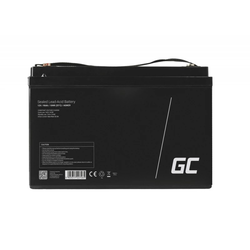 AGM29 - Sealed Lead Acid (VRLA) - 12 V - 1 gab. - Melns - 90 Ah - 5 Year(s)