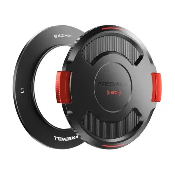 Lēcas pamatgredzens ar vāciņu Freewell FW-L1-BL62 62mm Real Locking VND sistēmai