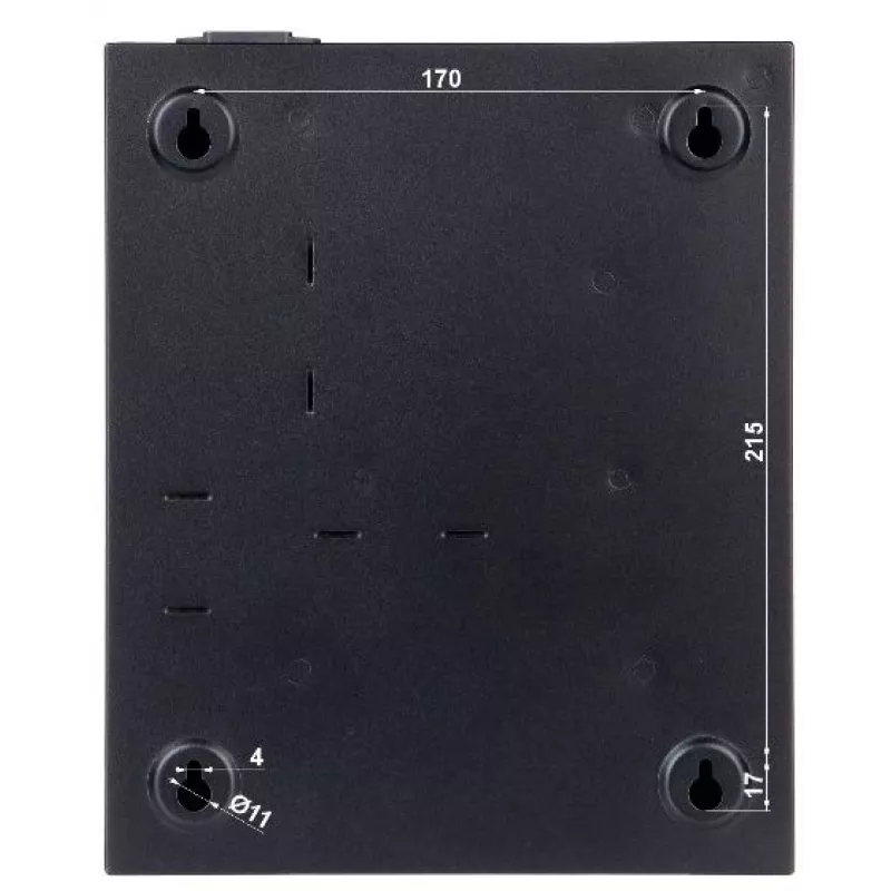 Piekļuves kontrolieris Hikvision DS-K2801 melns 237x285x69mm