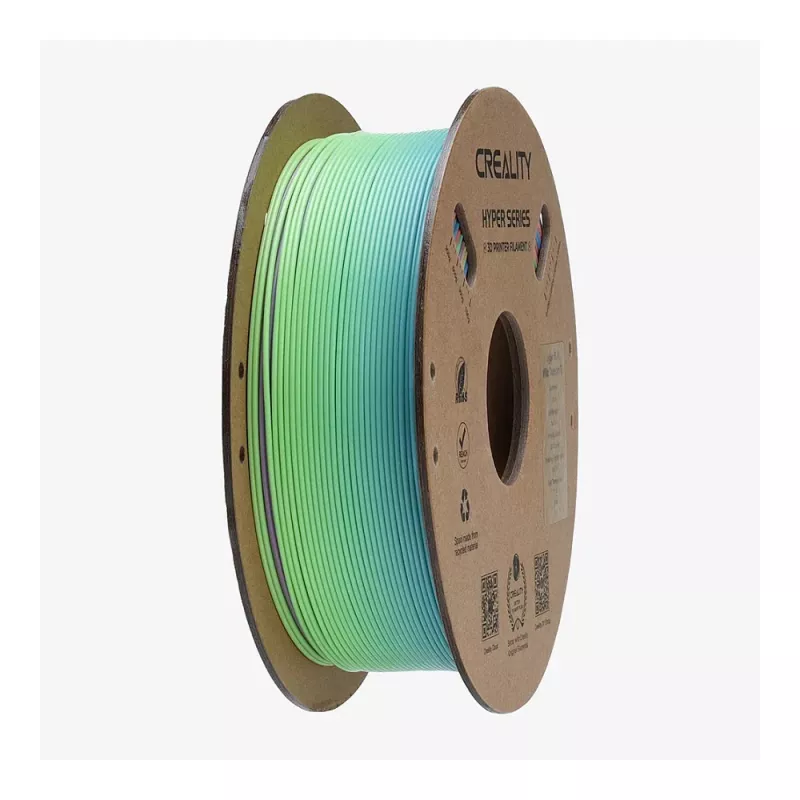 Creality PLA kvēldiega spole 1,75 mm 1 kg — zila, zaļa, rozā (3301010425)