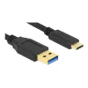 Kabelis DeLOCK SuperSpeed USB (USB 3.2 Gen 2) Type-A uz Type-C 2 m
