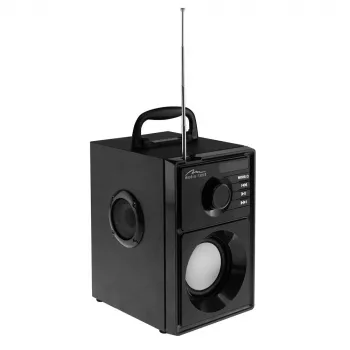 Bezvadu skaļrunis MEDIA-TECH MT3179, 20W (RMS 15W), Bluetooth 5.1, FM, MicroSD, USB, AUX, Li-Ion, 6 h, koka korpuss