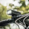 Rockbros velosipēda gaisma + USB-C–USB-A kabelis 260 lm melns