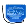 Viedais relejs Shelly Qubino Wave 1 Plastmasa 110–240 V 16 A, Z-Wave 868,4 MHz, zils, stiprināms pie sienas