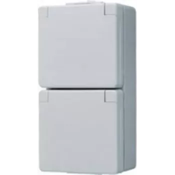 Kontaktligzda F tips Jung 622 WW — balta, duroplasta korpuss, 250 V / 16 A