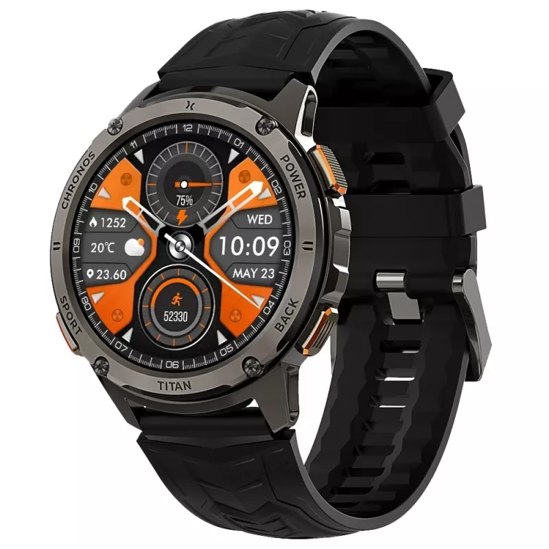 Smartwatch FW110 Titan Chronos melns