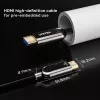 HDMI vads Unitek C11085GY01-15M — HDMI Type A to A, 30 m, HDMI 2.1, 8K@60Hz, 4K@144Hz, zeltīti kontakti, melns