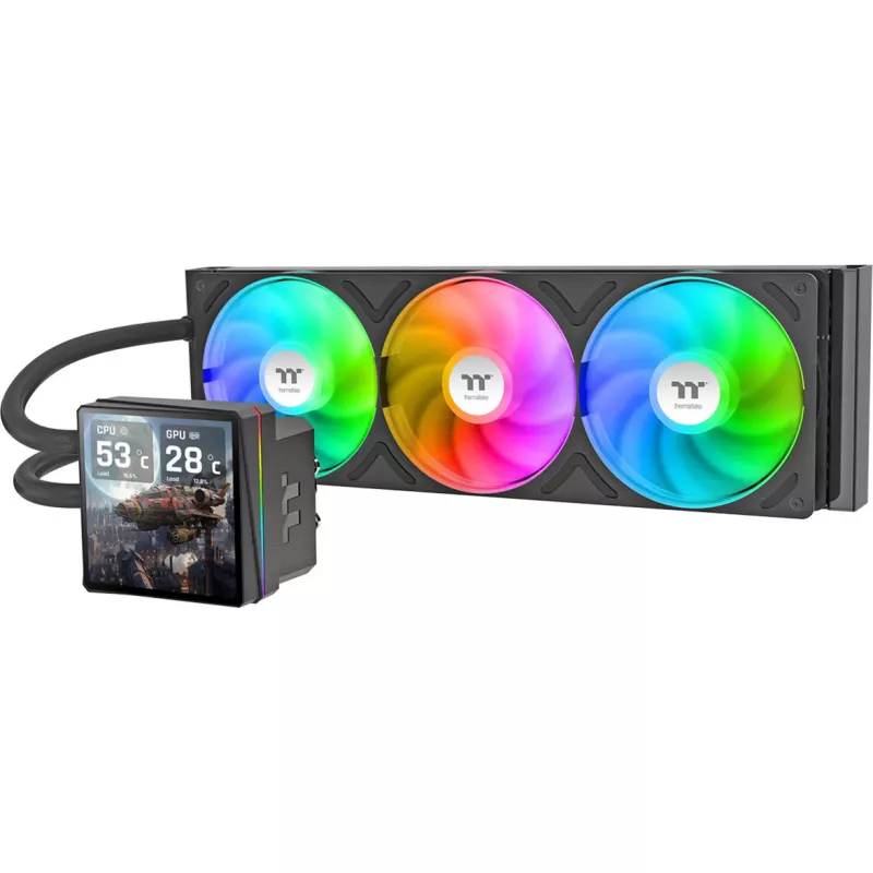 CPU šķidruma dzesētājs THERMALTAKE TH360 V3 Ultra ARGB Sync AIO melns