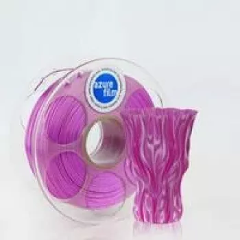 Zīdaini rozā 1,75mm 1kg Azurefilm 3D drukāšanas pavediens (FL171-4010)