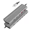 LogiLink USB 3.2 Gen2 centrmezgls 4+1 ports 2x USB-A 2x USB-C PD 100 W alumīnijs