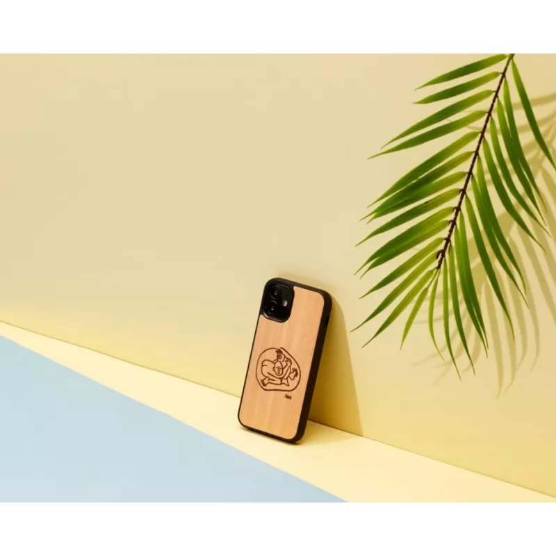 Aizsargājošs telefona vāciņš Man and Wood iPhone 12 mini — bērnu zivs dizains