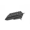 Vadu pilna izmēra NATEC Moray ES tastatūra ar USB, spāņu QWERTY, 105 taustiņi, ID karšu lasītājs, 1,5 m kabelis, melna