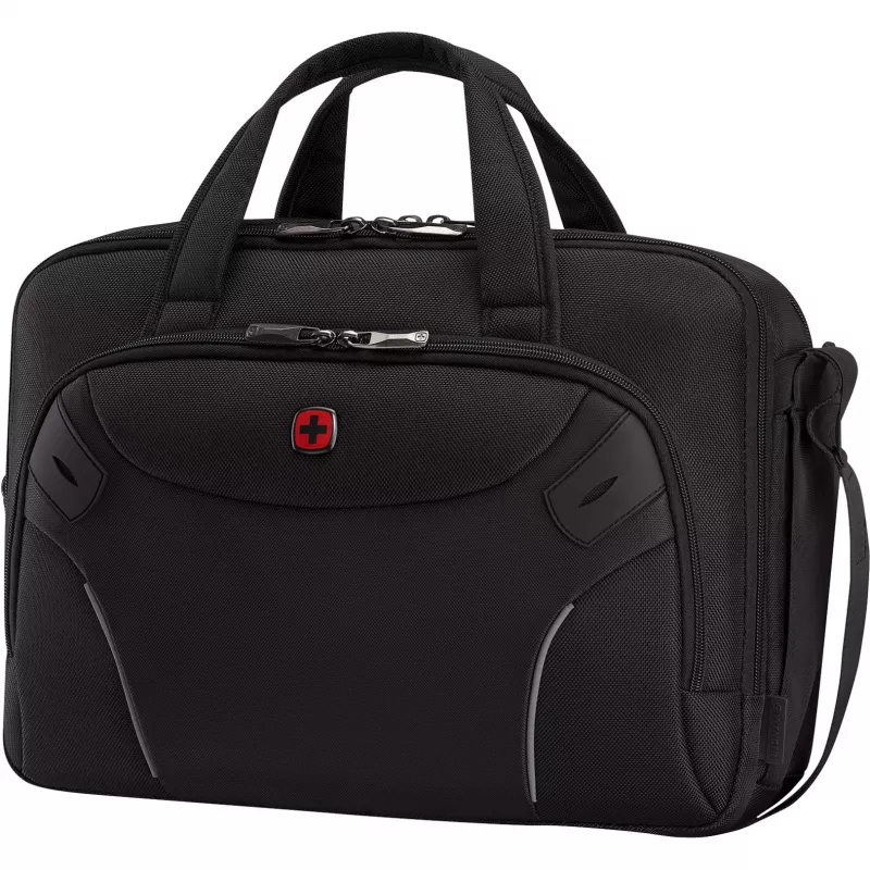 Portfelis Wenger Cosmic 14–16 collu klēpjdatoriem (ietilpst līdz 40,64 cm) melns
