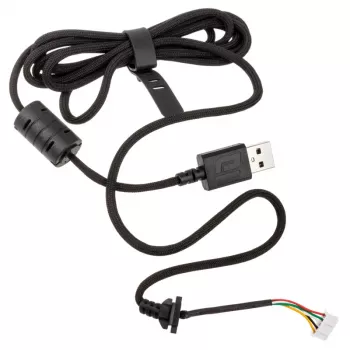 Vadu spēļu pele Endgame Gear XM1 Flex Cord 2.0 — melna