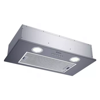 Iebūvējams tvaika nosūcējs CANDY CBG625/1X, 520 mm platums, 207 m³/h, ogles filtrs, rotējoša vadība, sudraba krāsa