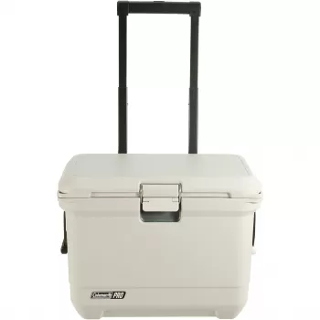 Coleman Pro 55QT dzesētājs ar riteņiem, balts, 52 L, 120 h