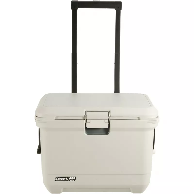 Coleman Pro 55QT dzesētājs ar riteņiem, balts, 52 L, 120 h