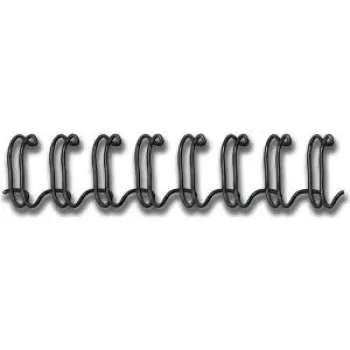 Fellowes - Iesiešanas stieple - 12 mm - 297 mm - 34 gredzeni - A4 (210 x 297 mm) - 100 loksnes - Melna - 100 gab. (53273)