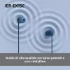 Sony IER-EX15C austiņas ar vadu, ievietojamas ausīs, zvaniem/mūzikai, USB-C, rozā
