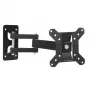 TV sienas stiprinājums LIBOX LB-200 17 collu–32 collu (43,2–81,3 cm), VESA 50×50–100×100, maks. 25 kg, melns