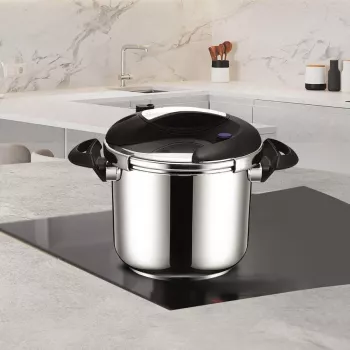 Spiediena katls Maestro MR-2901, 6 L, 22 cm diametrs, sudraba krāsa, nepiedegošs pārklājums