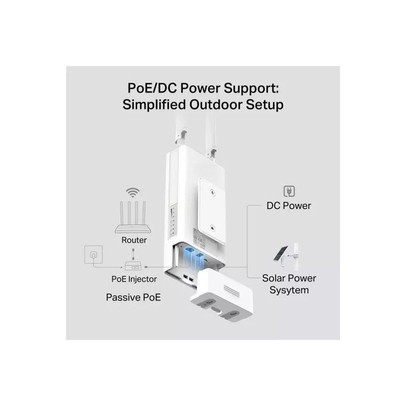 Āra Wi‑Fi maršrutētājs TP‑LINK Archer MR402‑Outdoor 4G AC1200 Dual Band
