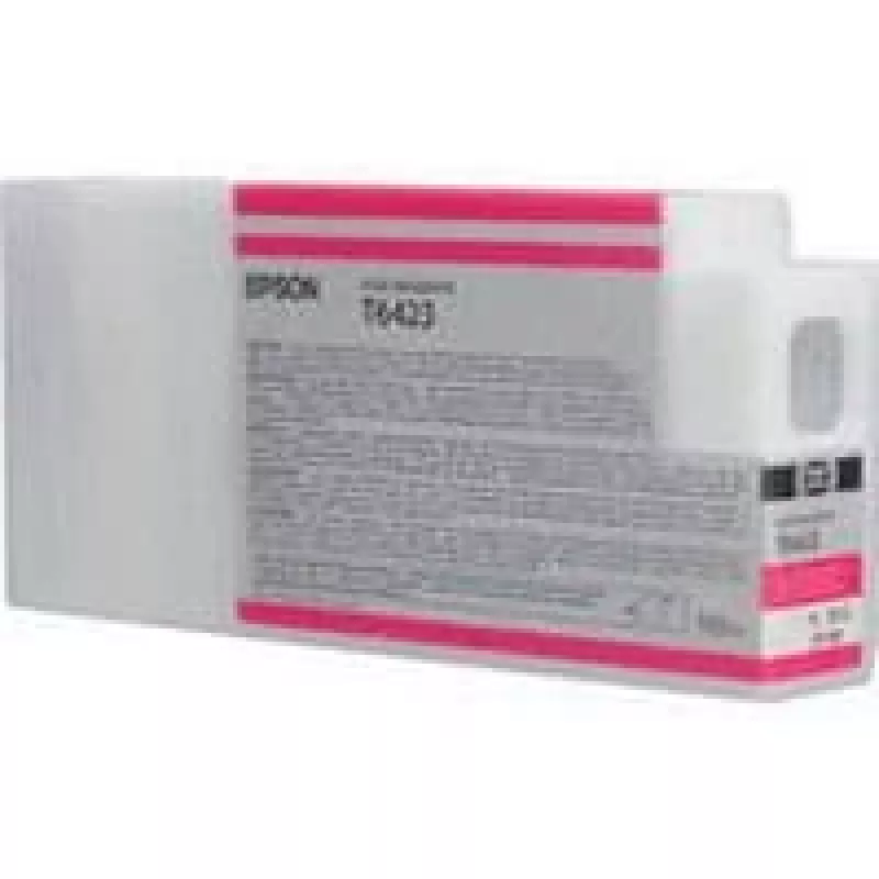 Epson T6423 Spilgti purpursarkana tintes kasetne (150 ml), Spilgti purpursarkana, pigmenta bāzes tinte, 150 ml, 1 gab.