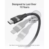 USB-C uz USB-C kabelis Anker A82E2 — USB 2.0, 1.8 m, melns