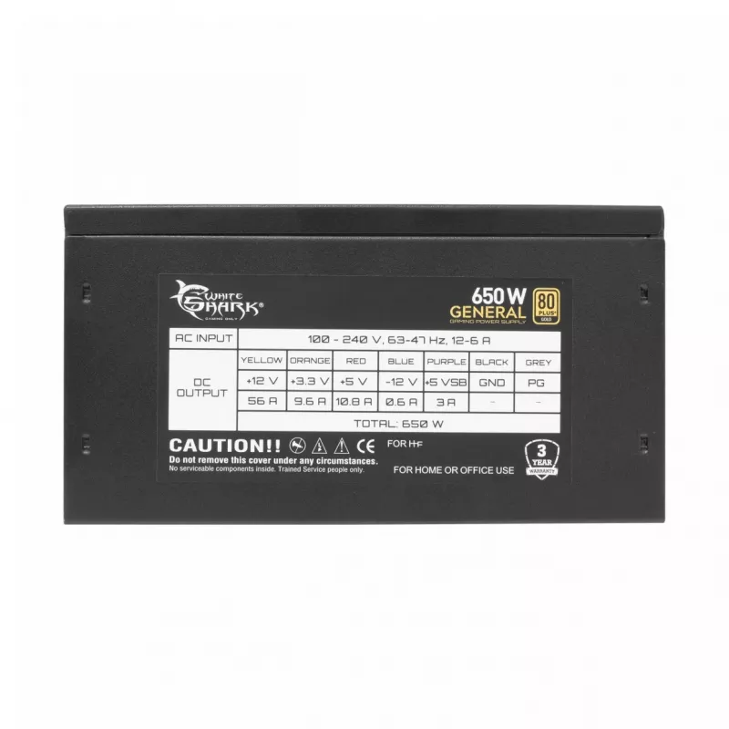 Barošanas bloks White Shark GPSU-G650M 650W