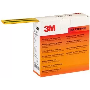 3M TE100042486 - Termosarūkošā caurule - Zaļa - Dzeltena - 5 m - 1,8 cm - 135 °C (TE100042486)
