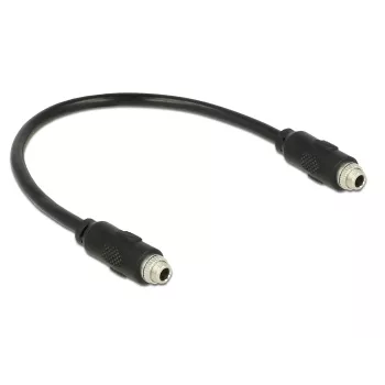 Audio kabelis 3.5mm DeLOCK 85115 0.25m melns