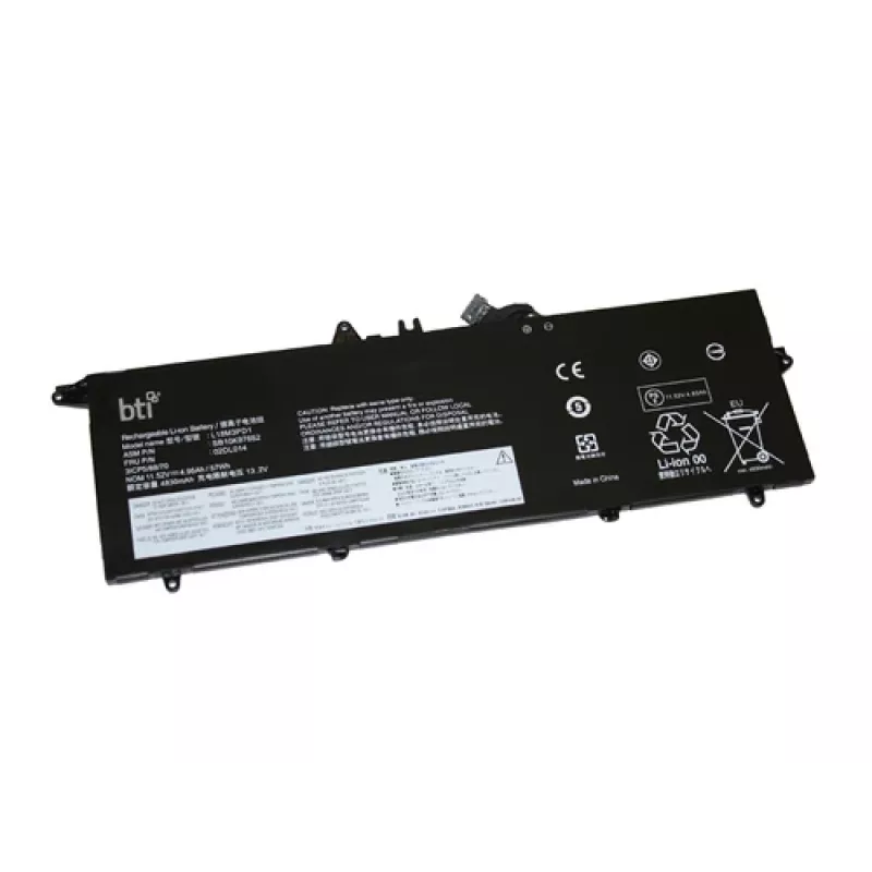 Aizstājējakumulators 3 elementu, paredzēts TP T490S T14S T495S