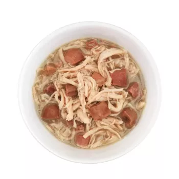 Mitrā kaķu barība Agras Pet Foods Schesir 80 g — vistas gaļa, bez graudiem, pieaugušiem, jebkurai šķirnei