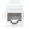 UBIQUITI CAT6 KEYSTONE COUPLER, IEPAKOJUMS PA 12. UBIQUITI CAT6 KEYSTONE COUPLER ĒRTAI JAU SABLĪVĒTU ETHERNET KABEĻU SAVIENOŠANAI