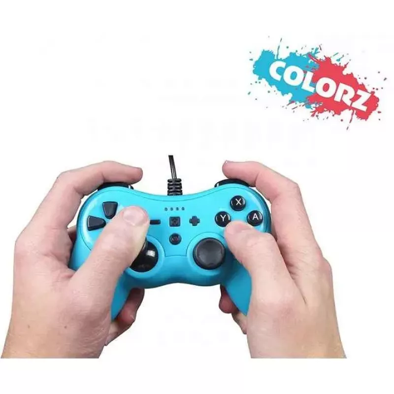 Vadu kontrolieris SUBSONIC SA5488-1 Neon Blue — priekš Nintendo Switch, vadu savienojums