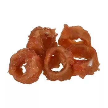 PETITTO Zivju un vistas gredzeni - kārumi suņiem - 500 g