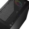 Computer Case Logic Concept Portos Mini ARGB Micro ATX Melns