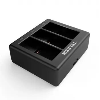 3 slotu lādētājs Telesin GoPro Hero 12 / Hero 11 / Hero 10 / Hero 9