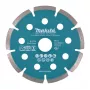 MAKITA DIAMONTA ASMENS 125x22,23mm SEGMENTS (SAUSS) BETONS, GRANĪTS, MARMORS