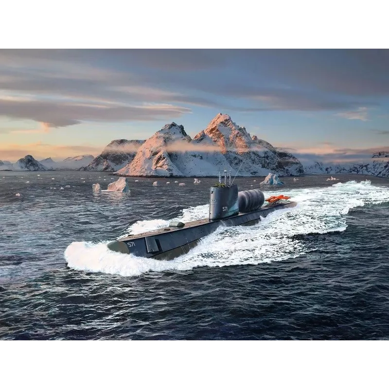 Plastmasas kuģa modelis REVELL U.S.S. Nautilus mērogā 1:305, komplekts 05184