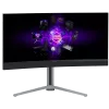 LORGAR 34MP1, UWQHD MiniLED Gaming Monitor Pro, 34'' (3440*1440) VA izliekts monitors, melns/piena pelēks