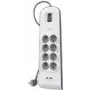 Strāvas sadalītājs Belkin 900J BSV804VF2M-V2 — 8 Schuko rozetes, 2 USB-A porti