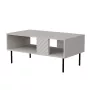 Kafijas galdiņš Cama LUCCA sols/galdiņš 100x55x46 kašmira, taisnstūrveida pelēka virsma