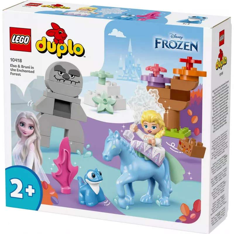 LEGO DUPLO rotaļu komplekts 10418 — Disney Elsa un Bruni Apburtajā mežā, 31 detaļa, no 2+ gadiem