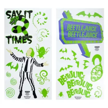 Sienas uzlīmes Paladone Beetlejuice Design PP13439BJ – Dekoratīvo sienas uzlīmju komplekts